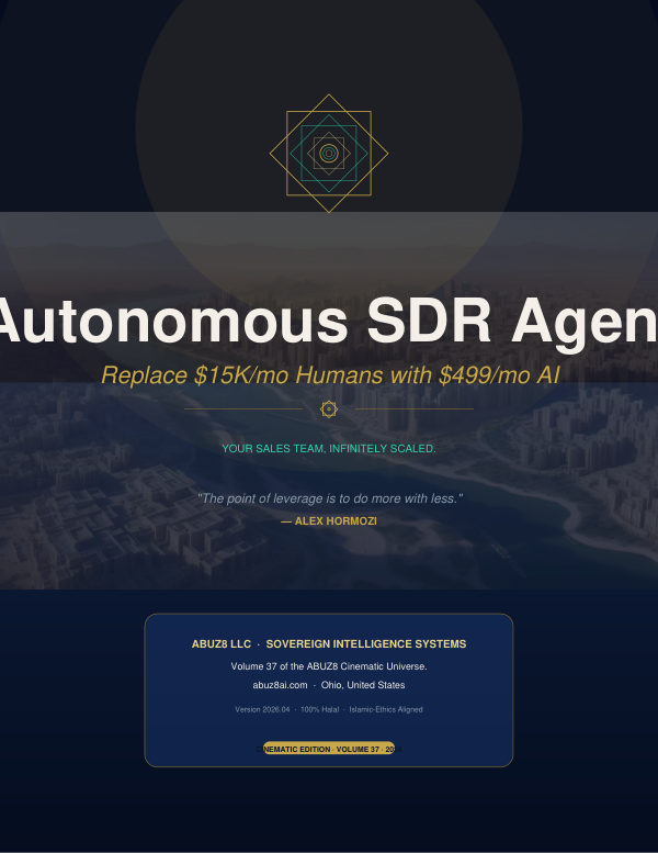 SDR Agent Playbook cover